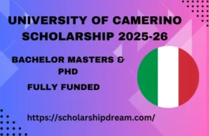 University of Camerino Scholarship 2025