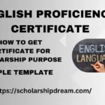 English proficiency certificate .alt image