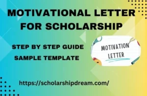 Motivational Letter for Scholarship