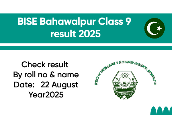 BISE Bahawalpur 9th Class Result 2025 featured image